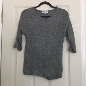 Quarter length sparkle sweater